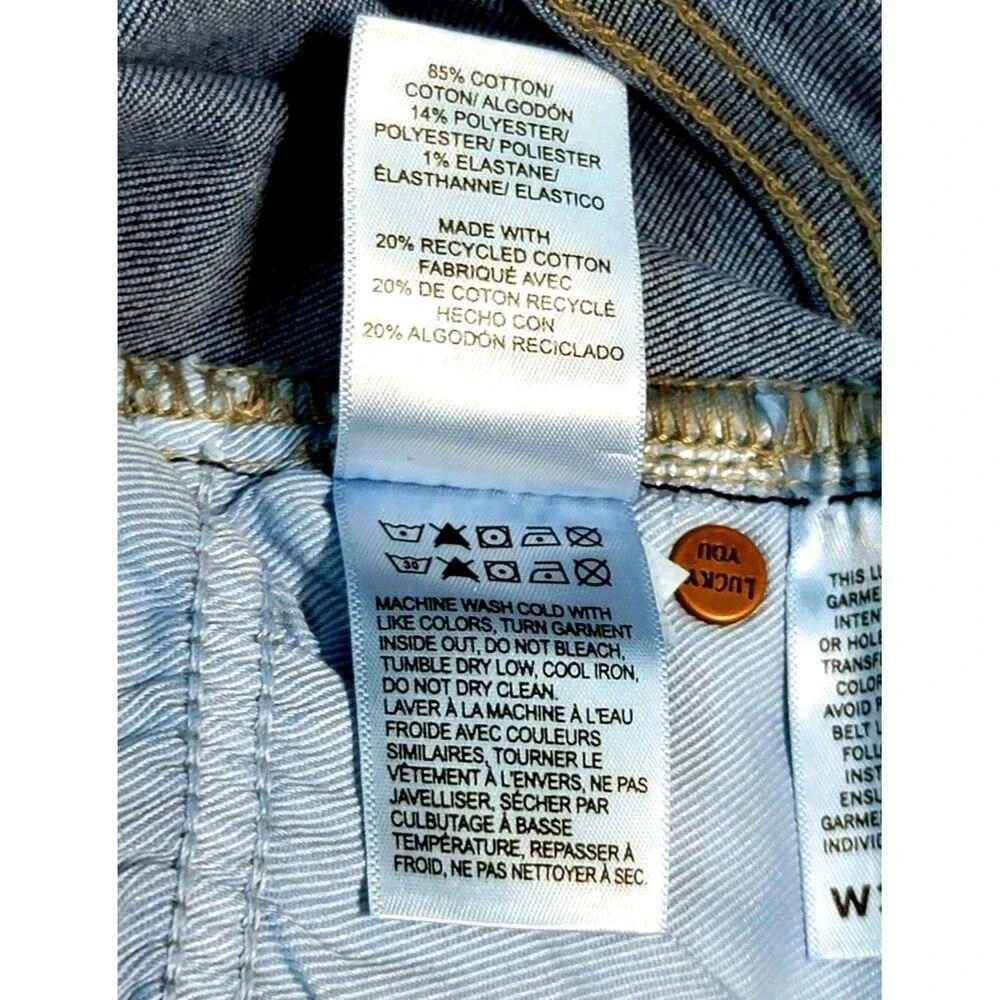 Lucky Brand wash 1% jeans